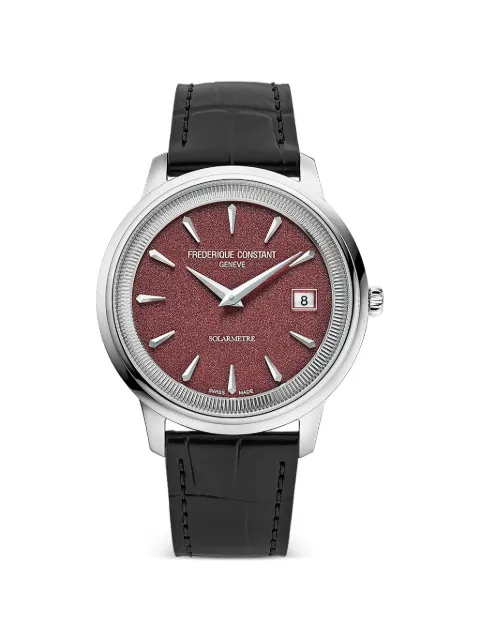 Frederique Constant Classics Moneta Solarmetre 39mm watch Red FC120BRG3S6
