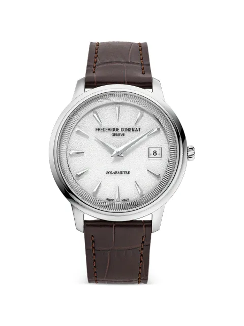 Frederique Constant Classics Moneta Solarmetre 39mm watch White FC120W3S6