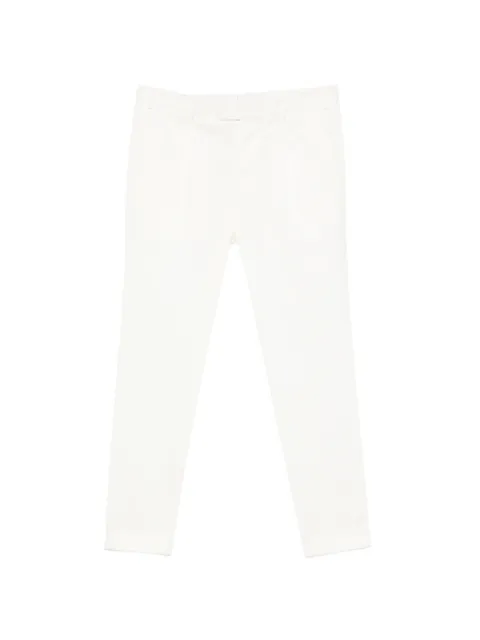 PT Torino pleated turn-up trousers White COASMAZA0CL1SD80