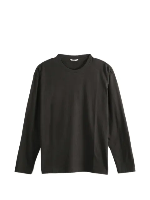 Auralee long-sleeve T-shirt Black A26SP01PT