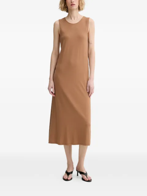 Marc O'Polo twist-detail sleeveless dress Brown 5000014132
