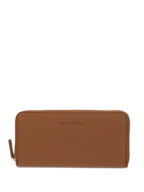 Marc O'Polo logo-debossed zip-around wallet Brown 5000006717
