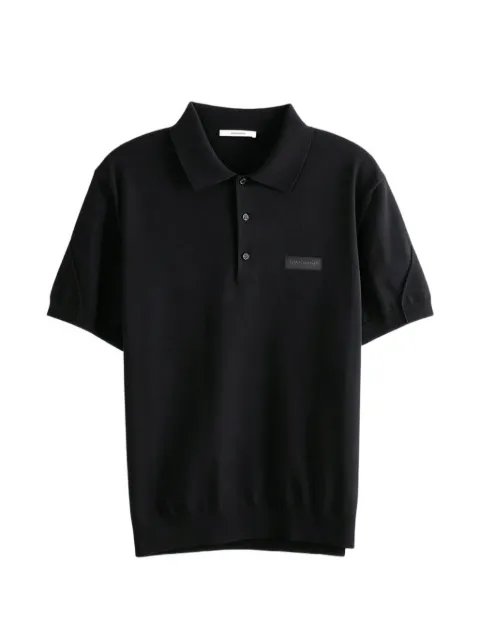 Givenchy logo-patch polo shirt Black BML0144YPF