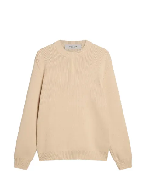 Dolce & Gabbana ribbed-knit crew-neck sweater Neutrals GMP00841P001972