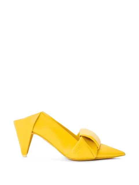 LOEWE pointed-toe pumps Yellow LLOIS01X01
