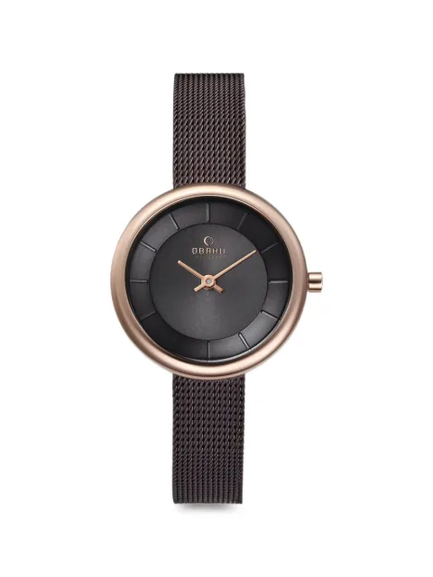 OBAKU Classic 27mm watch Black V146LXVNMN