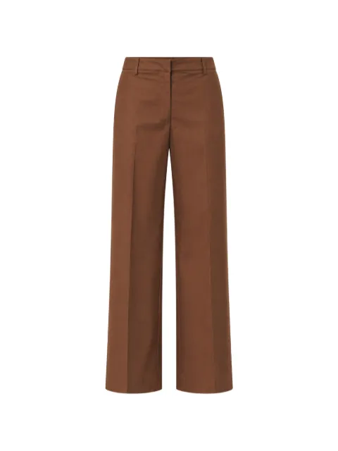 PT Torino pressed-crease wide-leg trousers Brown CDVSFSZ00STDVD10