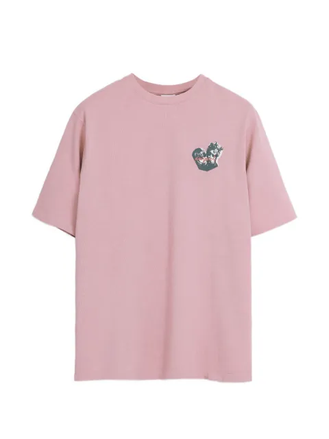Desigual graphic-print short-sleeves T-shirt Pink 25SMTK21