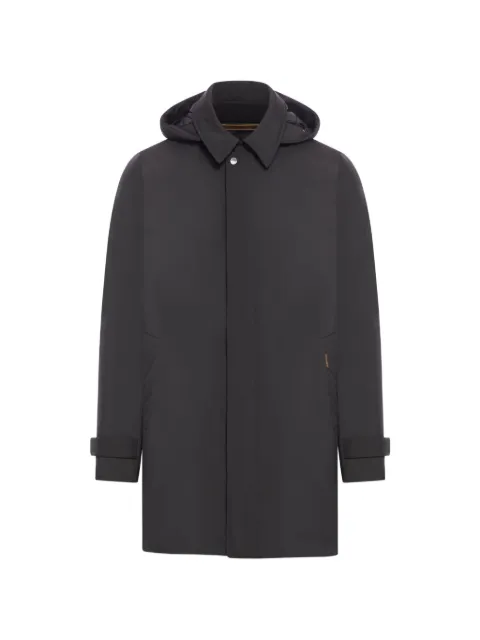 Moorer Vido-skt hooded coat Black MOUGI101126TEPA034