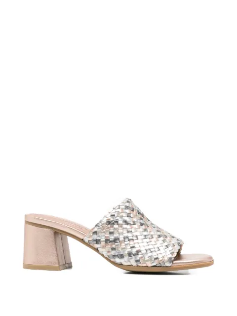 Carmela woven block-heel sandals Pink 162191