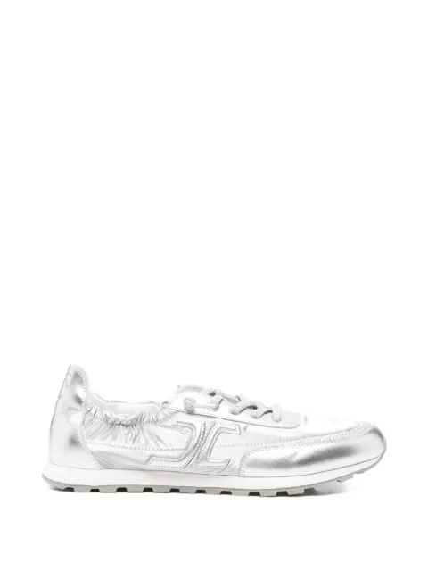 Candice Cooper metallic-finish panelled sneakers Silver 2019812020Q03