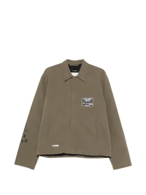 Song For The Mute logo-patch jacket Green 261MJK128P11