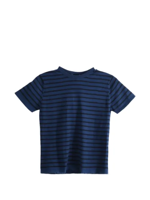 Auralee striped T-shirt Blue A26ST03SB