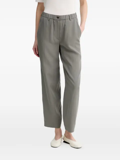 Marc O'Polo elasticated-waistband logo-patch trousers Grey 5000013124