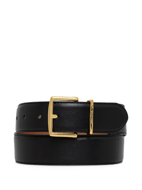 Marc O'Polo logo-engraved leather belt Black 5000011541