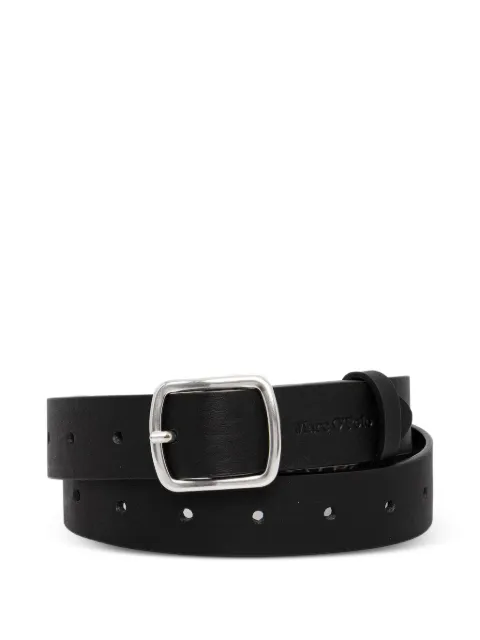 Marc O'Polo logo-debossed leather belt Black 5000011542