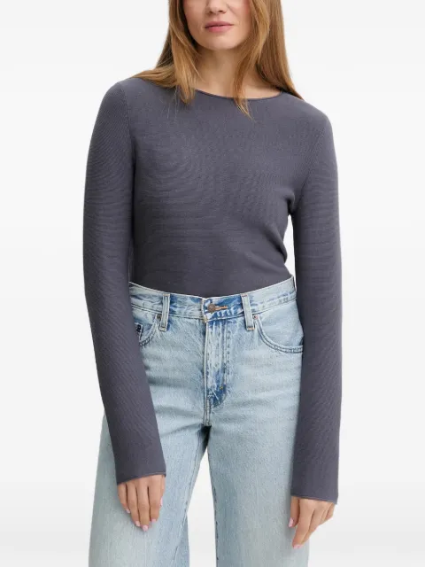 Marc O'Polo fine-knit long-sleeve sweater Grey 5000013039