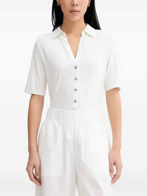 Marc O'Polo button-up short-sleeve T-shirt White 5000013317