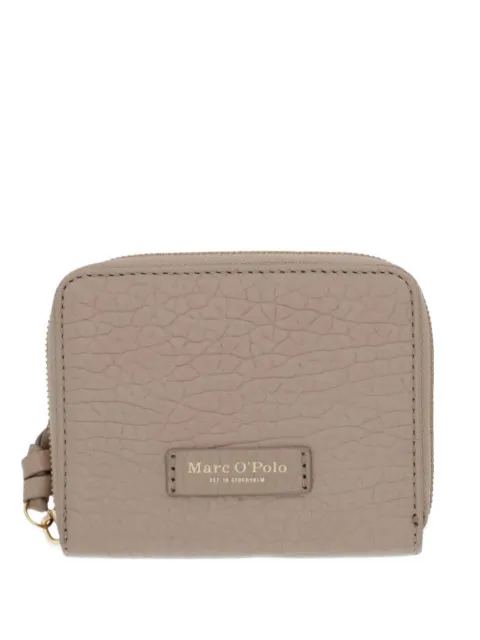 Marc O'Polo grained-leather zip-around wallet Neutrals 5000010932