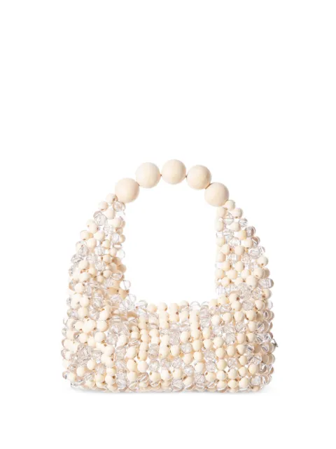 0711 Jodie beaded tote bag Neutrals 0711AW2611
