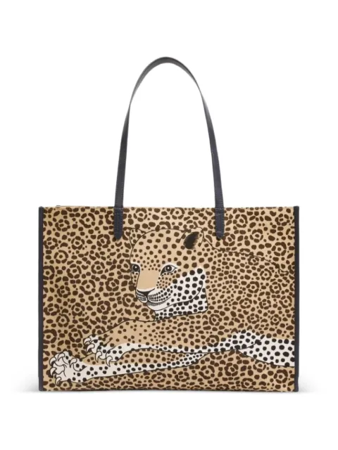 Inoui Editions Felis leopard-print shoulder bag Neutrals MA23SFE15