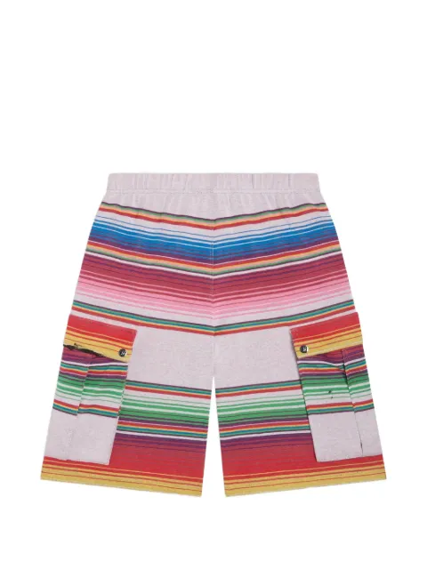 GALLERY DEPT. Soto striped cargo shorts Pink BTM001