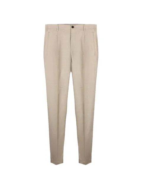 Incotex pleated tailored trousers Neutrals ZX541T5855C400