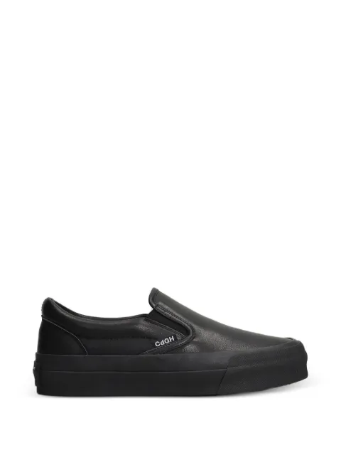 Comme des Garçons Homme Steer slip-on leather sneakers Black HQK103