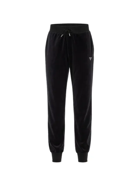 GUESS USA rhinestone-embellished track pants Black V3BB27K0232