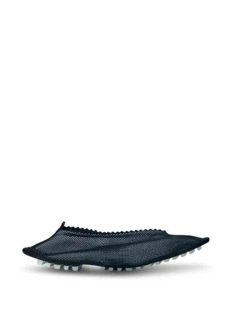 Kiko Kostadinov Ramberg mesh textured-sole ballet flats Black KKWSS26FT02