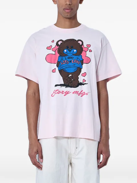 STORY mfg. Grateful T-shirt Pink SSS26TSGRACOTINL