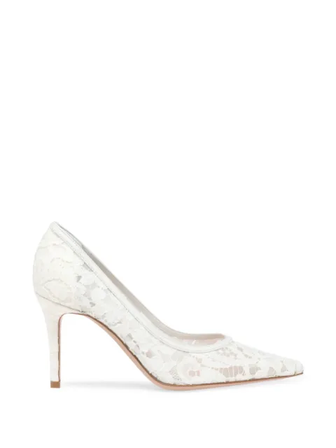 Gianvito Rossi Claudia lace pumps White G2234485RICLTP