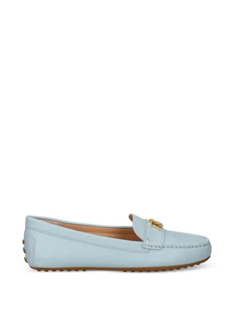 Lauren Ralph Lauren logo-plaque loafers Blue 802852847