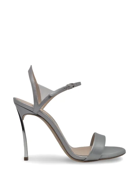 Casadei Blade V-Celebrity ankle-strap sandals Grey 1L497P100MC30179