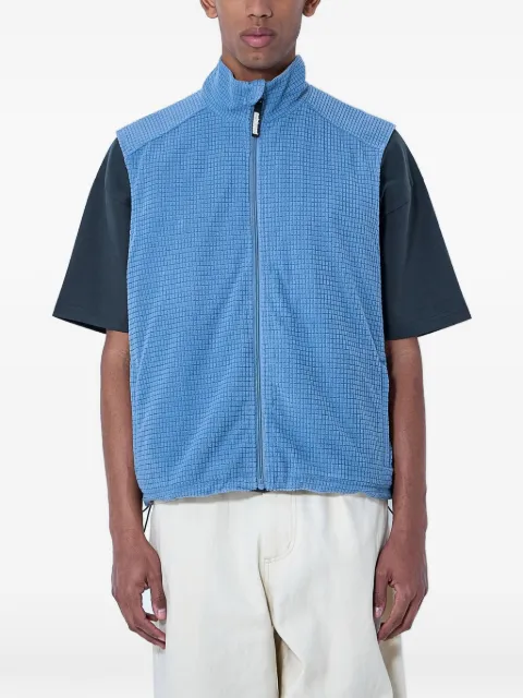 Metalwood Studio Trail Mix reversible gilet Blue 26SS0507
