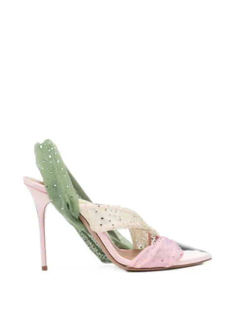 Gedebe 105mm Symphony sandals Pink SYMSDL100TLLCRYSS26