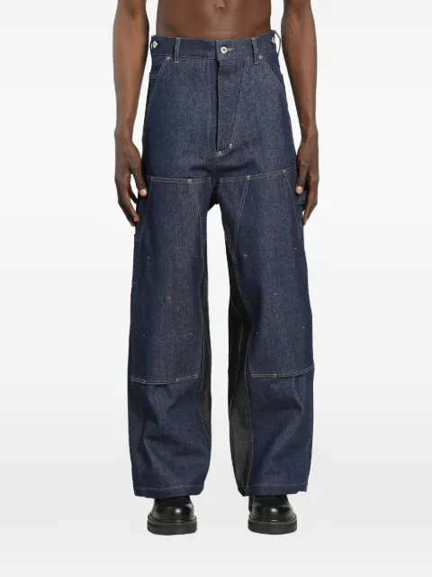 BRYAN JIMENÈZ panelled jeans Blue BJSS26TR008