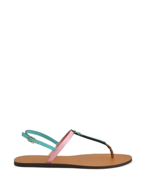 Manebi Canyon palm-tree sandals Pink X36Y0
