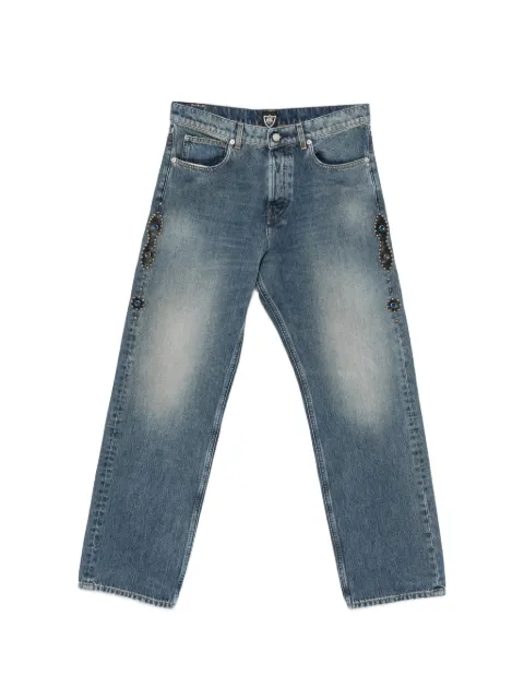 Htc Los Angeles stud-embellishment jeans Blue 26SNCPA026