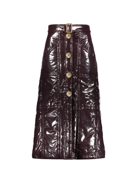 Ellery quilted belted skirt Purple 9FS534BO