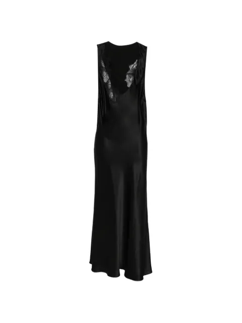SIR. Montparnasse lace-trim racerback maxi dress Black SIR1261022