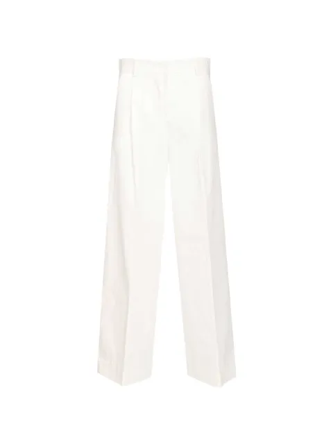 Weekend Max Mara gabardine tailored trousers White 2615131072600