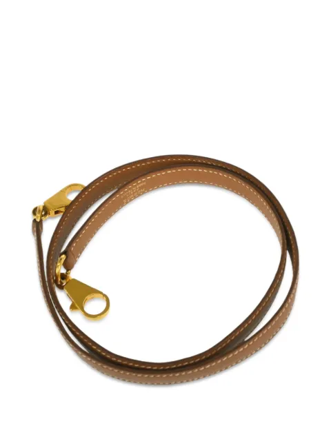 Hermès Pre-Owned 1990-2000s Courchevel shoulder strap Neutrals 136053