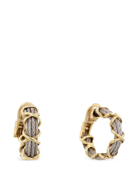 Fred 1980s Force 10 hoop earrings Gold 431921