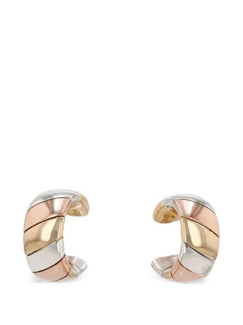 Van Cleef & Arpels dome-shaped hoop earrings Gold 429851