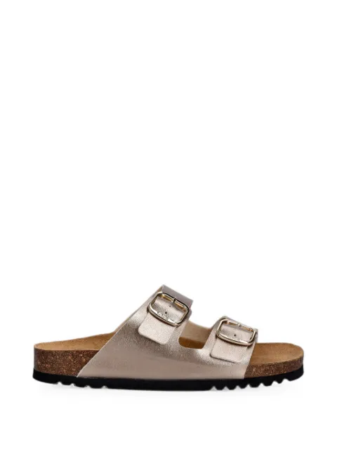 Scholl Josephine buckle-fastening metallic sandals Neutrals F321681062