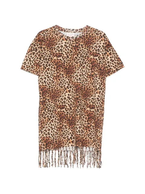 MC2 Saint Barth Macha String leopard-print mini dress Brown SRI0001