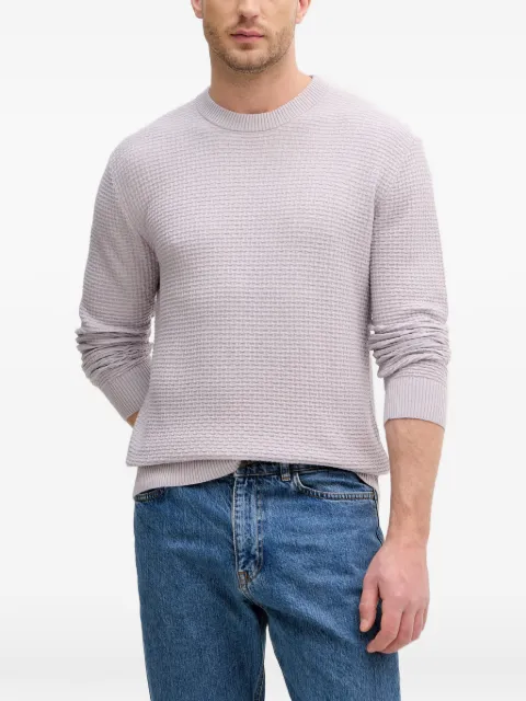 Sisley textured-knit sweater Purple 13RVS104R