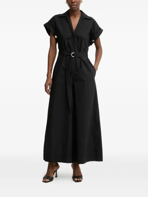 SIMONA CORSELLINI belted wide-leg jumpsuit Black P26CPTUC0101