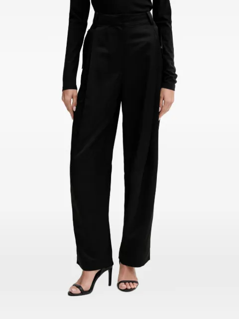 Sisley pleated tapered trousers Black 4ZGDLF08F